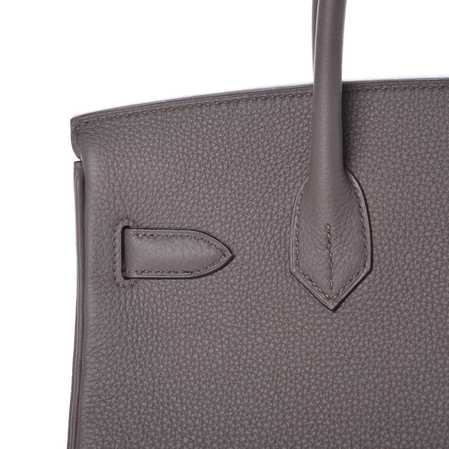 Hermes Togo Birkin 30 Etain 28 of 35