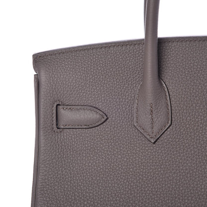 Hermes Togo Birkin 30 Etain 28 of 35