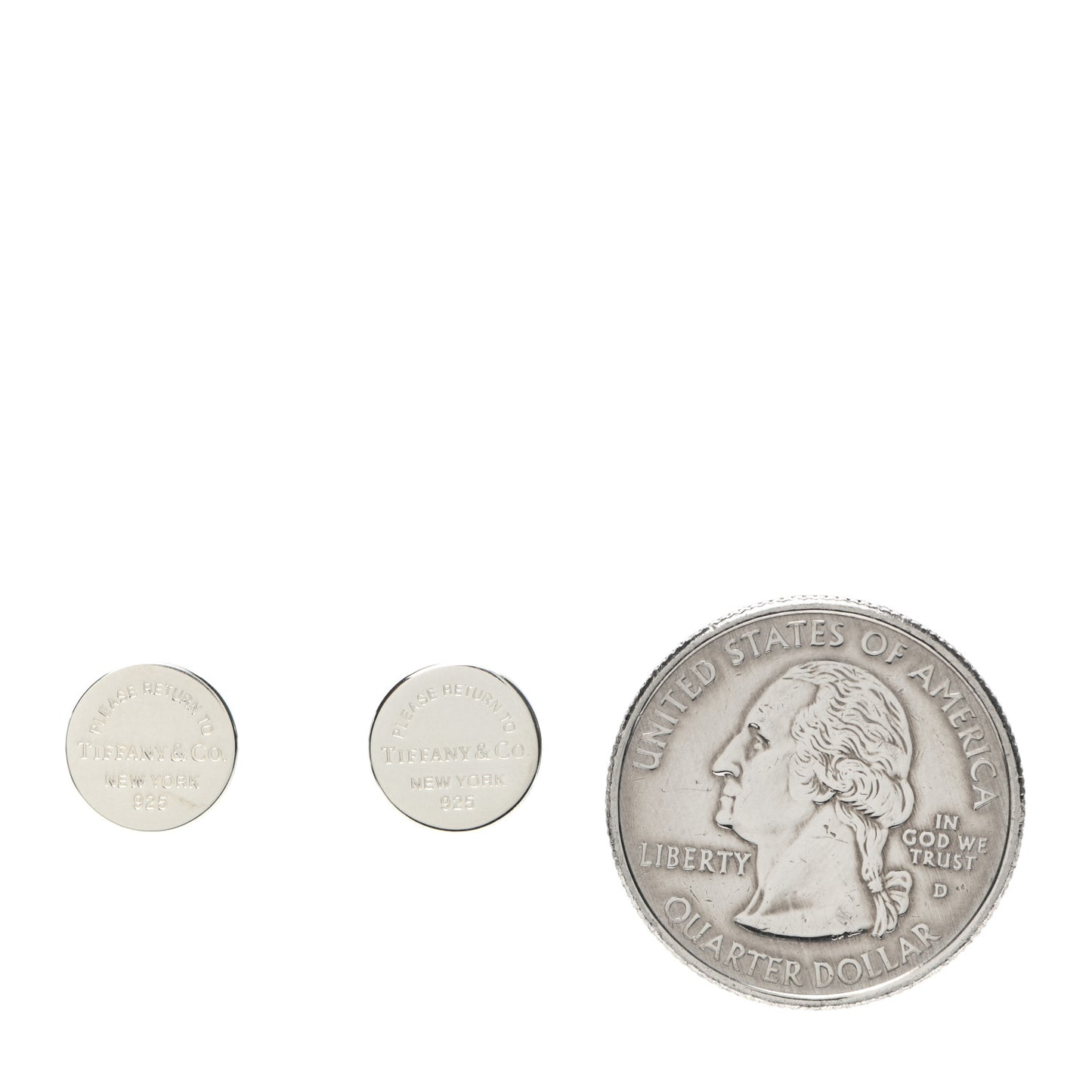 Sterling Silver Return To Tiffany Circle Stud Earrings