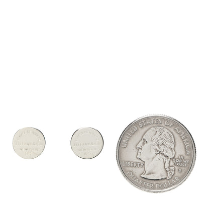 Tiffany Sterling Silver Return To Tiffany Circle Stud Earrings 2 of 4