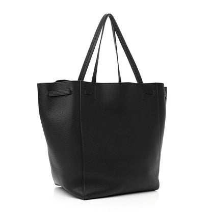 Celine Soft Grained Calfskin Medium Belt Cabas Phantom Black 3 of 9