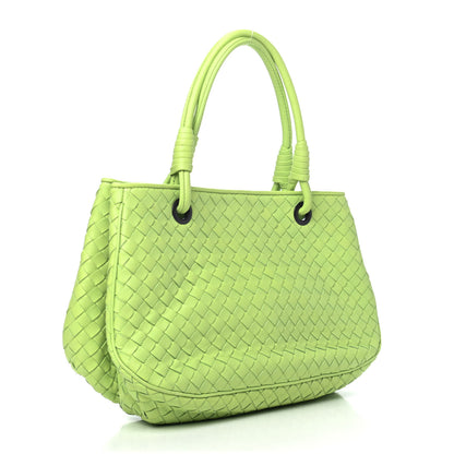 Bottega Veneta Nappa Intrecciato Woven Tote Pistachio 2 of 4