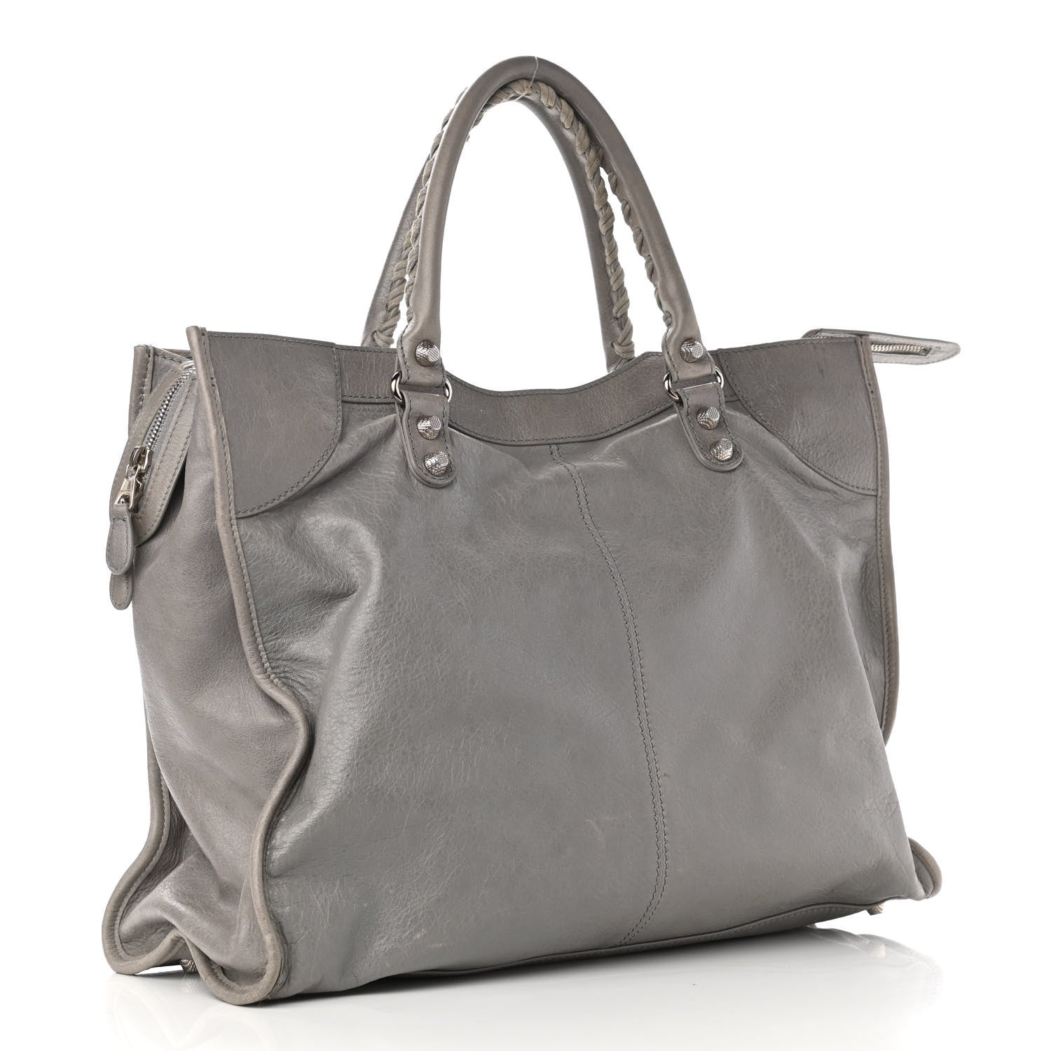 Balenciaga Agneau Giant 12 Silver Hardware Monday Gris Pyrite 2 of 9