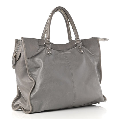Balenciaga Agneau Giant 12 Silver Hardware Monday Gris Pyrite 2 of 9