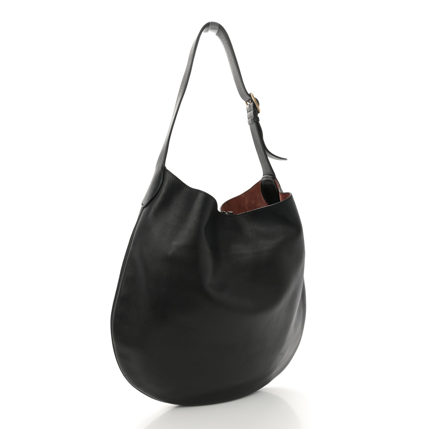 Celine Supple Calfskin Hobo Black 3 of 11