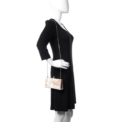 Jimmy Choo Crushed Velvet Celeste Clutch Pink 2 of 10