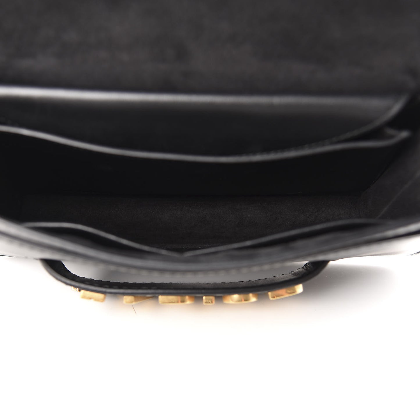 Calfskin J'Adior Chain Flap Bag Black