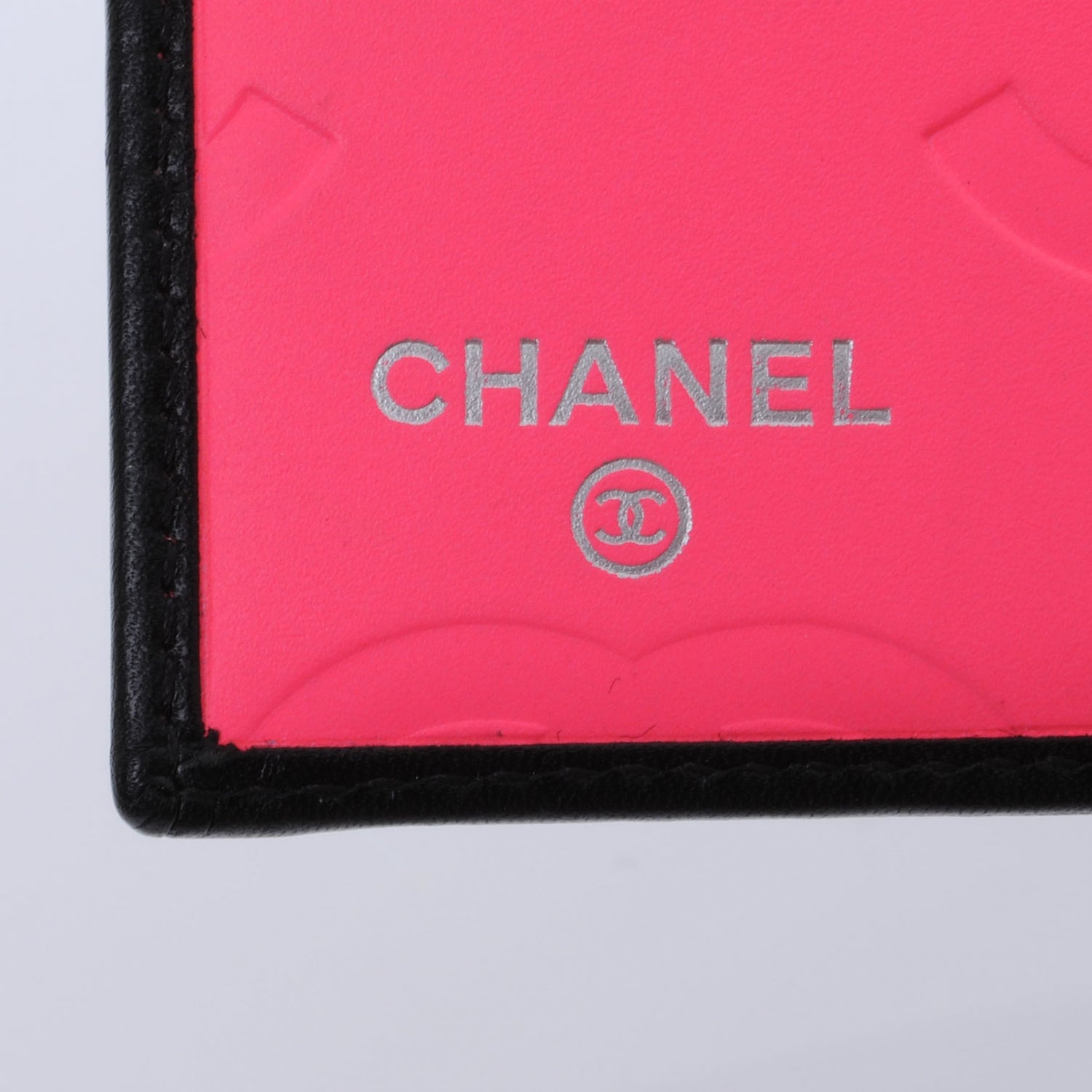 Chanel Calfskin Quilted Cambon Compact Wallet Black 6 of 8