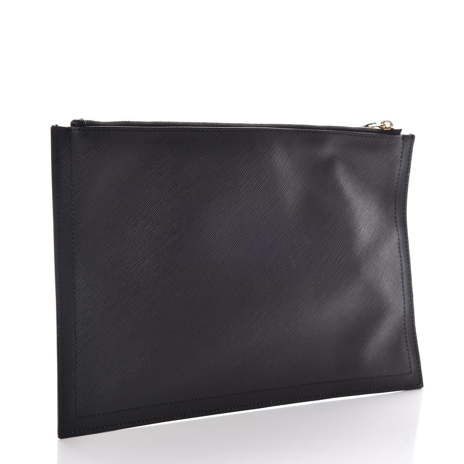 Givenchy Textured Coated Canvas Rottweiler Print Large Cosmetic Pouch Black 3 of 8