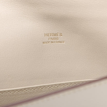 Hermes Swift Kelly Longue Clutch Pochette Parchemin 7 of 8