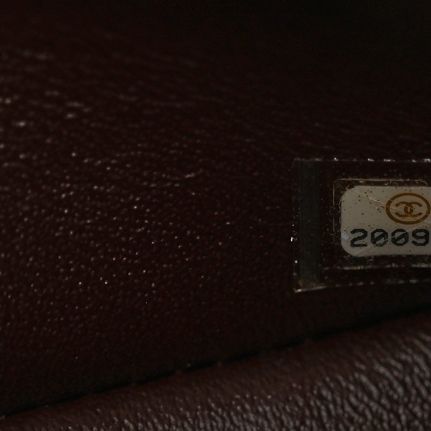 Caviar Quilted Jumbo Double Flap Burgundy