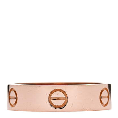 Cartier 18K Pink Gold 5.5mm LOVE Ring 62 10 1 of 4