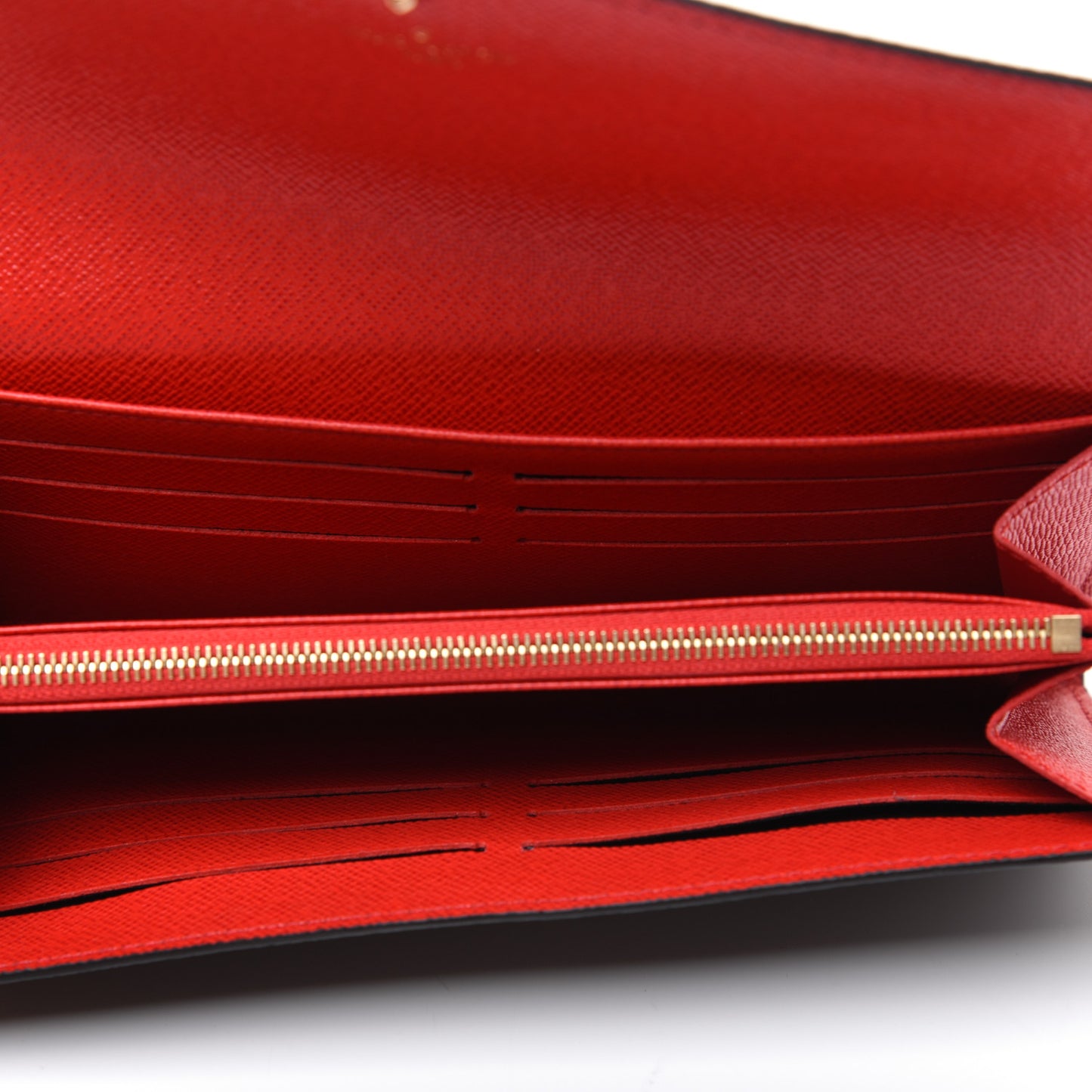 Monogram Sarah Wallet NM Coquelicot