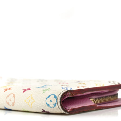 Louis Vuitton Monogram Multicolor Insolite Wallet White Litchi 8 of 8