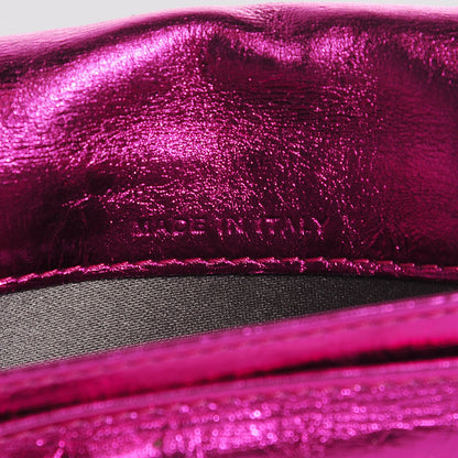Chanel Metallic Calfskin Bow Yen Wallet Pink 8 of 8