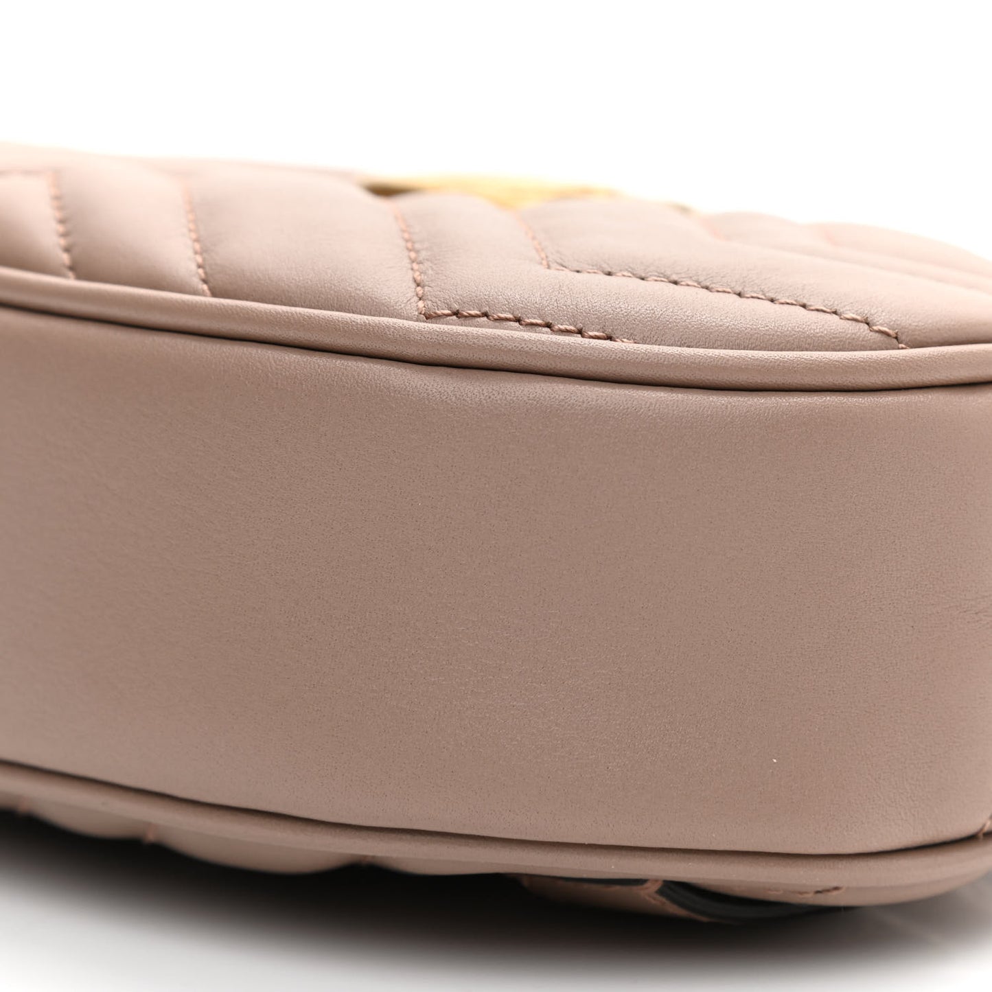 Calfskin Matelasse GG Marmont Belt Bag 75 30 Porcelain Rose
