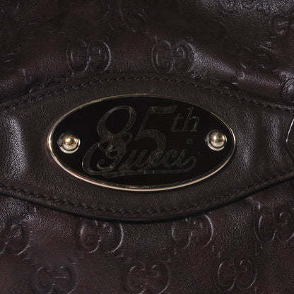Gucci Guccissima GG 85th Anniversary Horsebit Hobo Brown 4 of 8