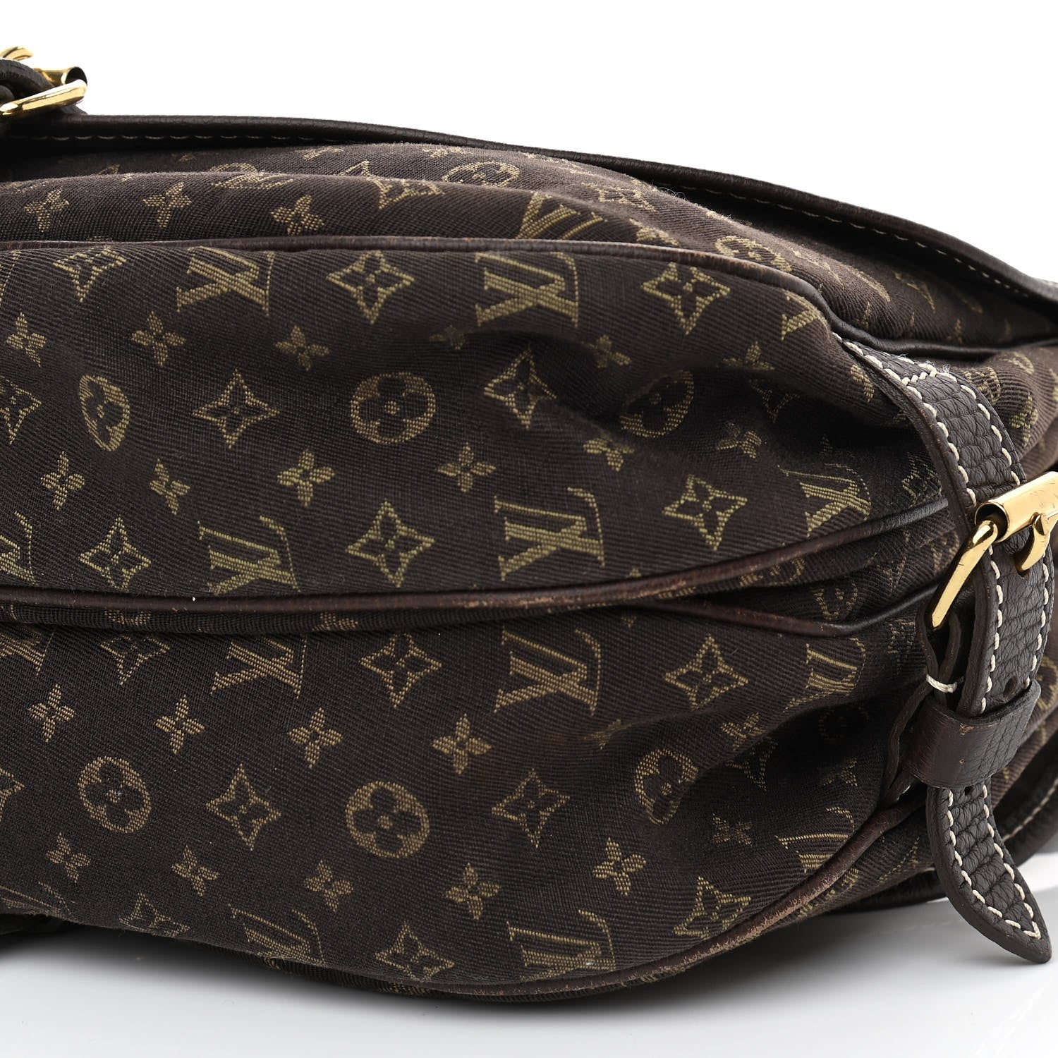 Louis Vuitton Monogram Mini Lin Saumur Ebene 10 of 10