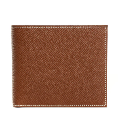 Hermes Epsom Citizen Twill Wallet Gold 1 of 8