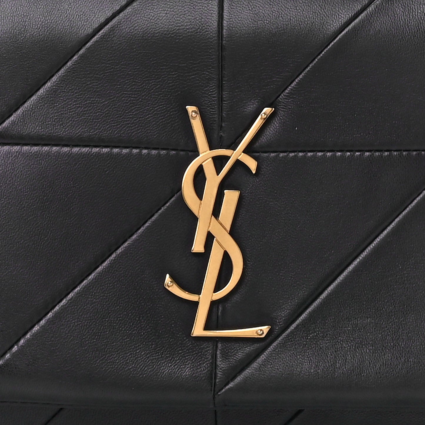 Lambskin Patchwork Monogram Medium Jamie Dark Notte