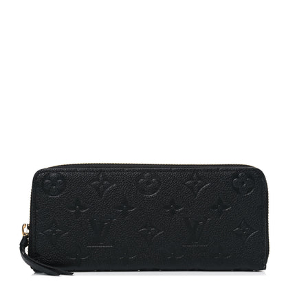 Louis Vuitton Empreinte Clemence Wallet Black 1 of 4