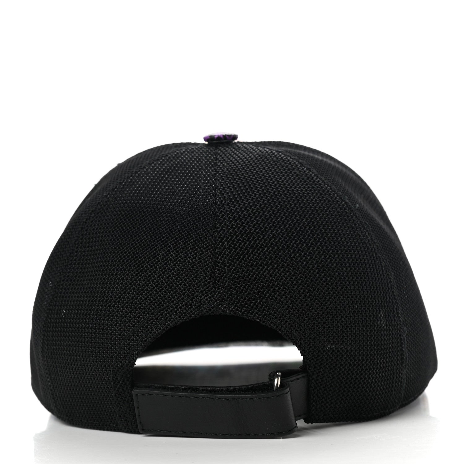 Gucci GG Supreme Monogram Psychedelic Baseball Hat Black 6 of 9