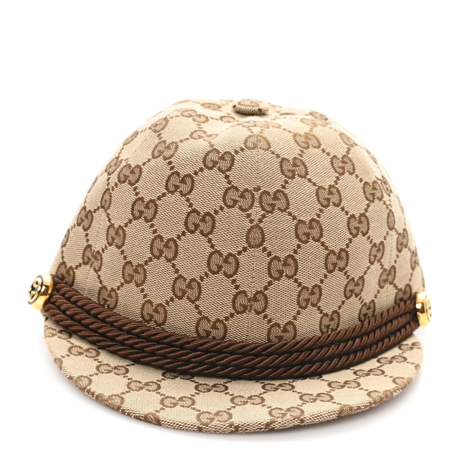 Gucci Monogram Torchon Ambassador Lady Cap M Beige Ebony Testa di Moro 3 of 11