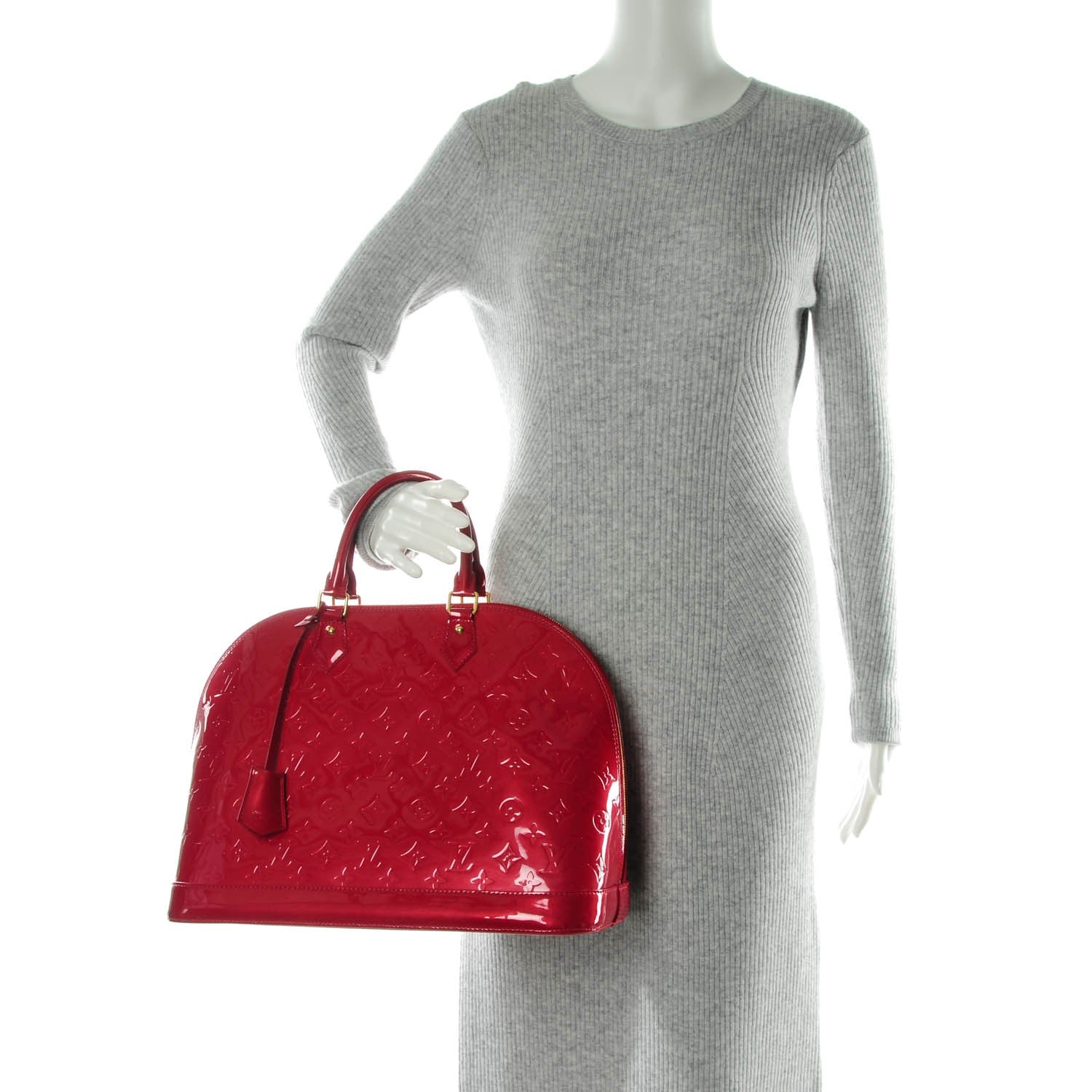 Louis Vuitton Vernis Alma GM Pomme D'Amour 2 of 8