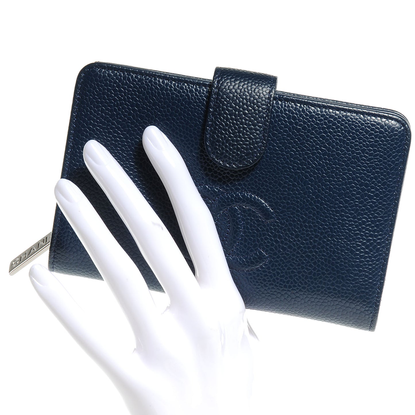 Caviar CC French Wallet Navy