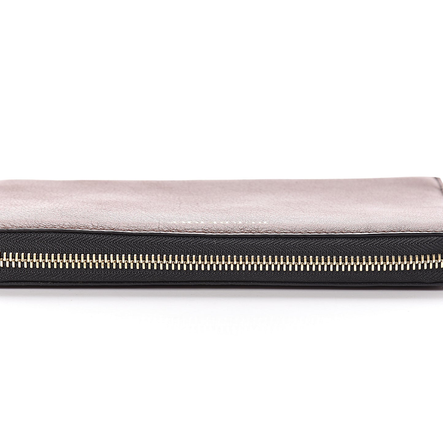 Signature Grain Calfskin Soft Renfrew Zip Around Wallet Tan