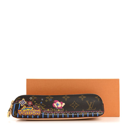 Louis Vuitton Monogram 2020 Christmas Animation Roller Coaster Elizabeth Pencil Pouch 10 of 10