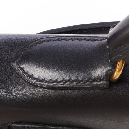 Hermes Box Kelly Retourne 32 Black 12 of 28