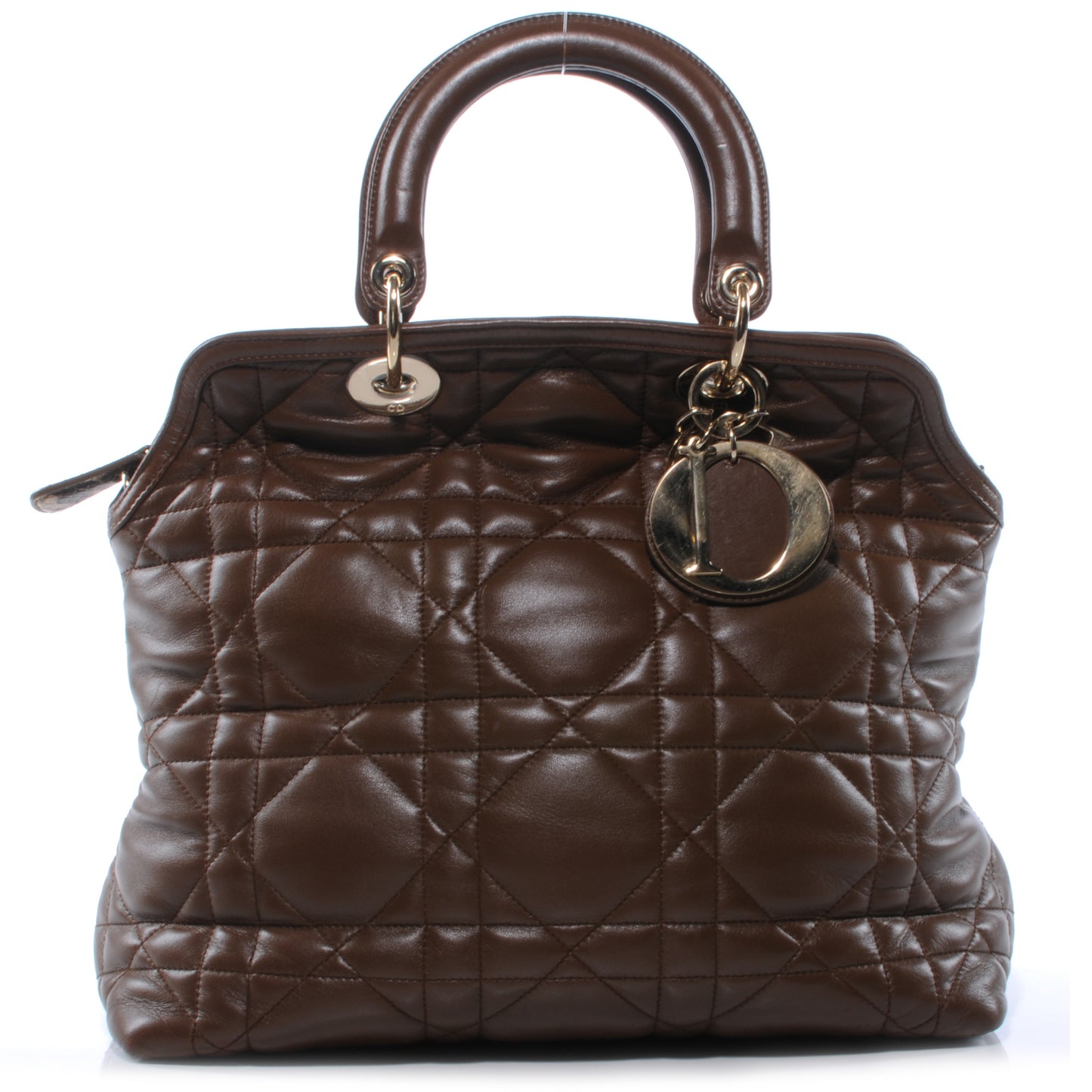 Cannage Python Medium Granville Marron Fonce