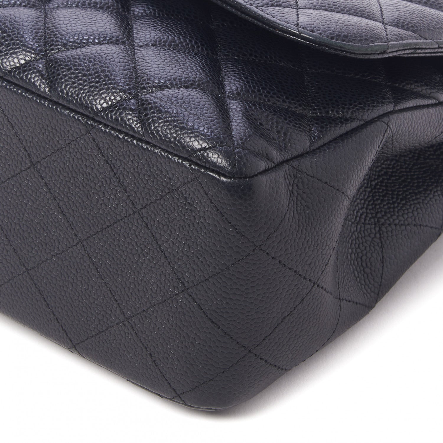 Chanel Caviar Quilted Jumbo Double Flap Black 5 of 10