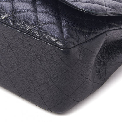 Chanel Caviar Quilted Jumbo Double Flap Black 5 of 10