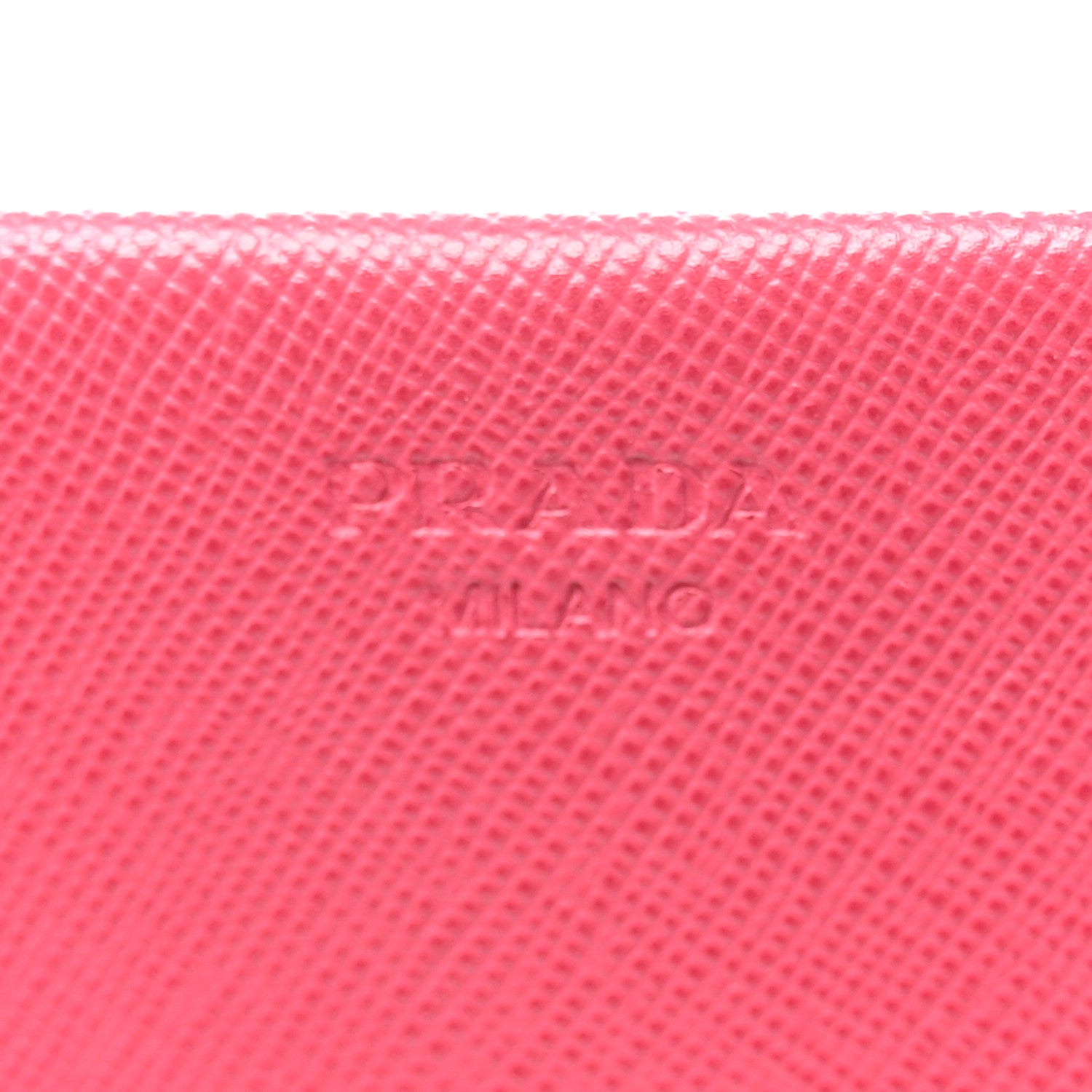 Prada Saffiano Metal Flap Clutch Peonia 6 of 7