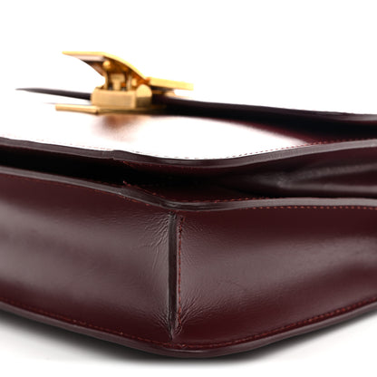 Celine Box Calfskin Teen Classic Box Flap Bag Burgundy 10 of 13