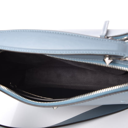Fendi Vitello Baltico Dolce DotCom Satchel Riviera Blue Notte 5 of 10