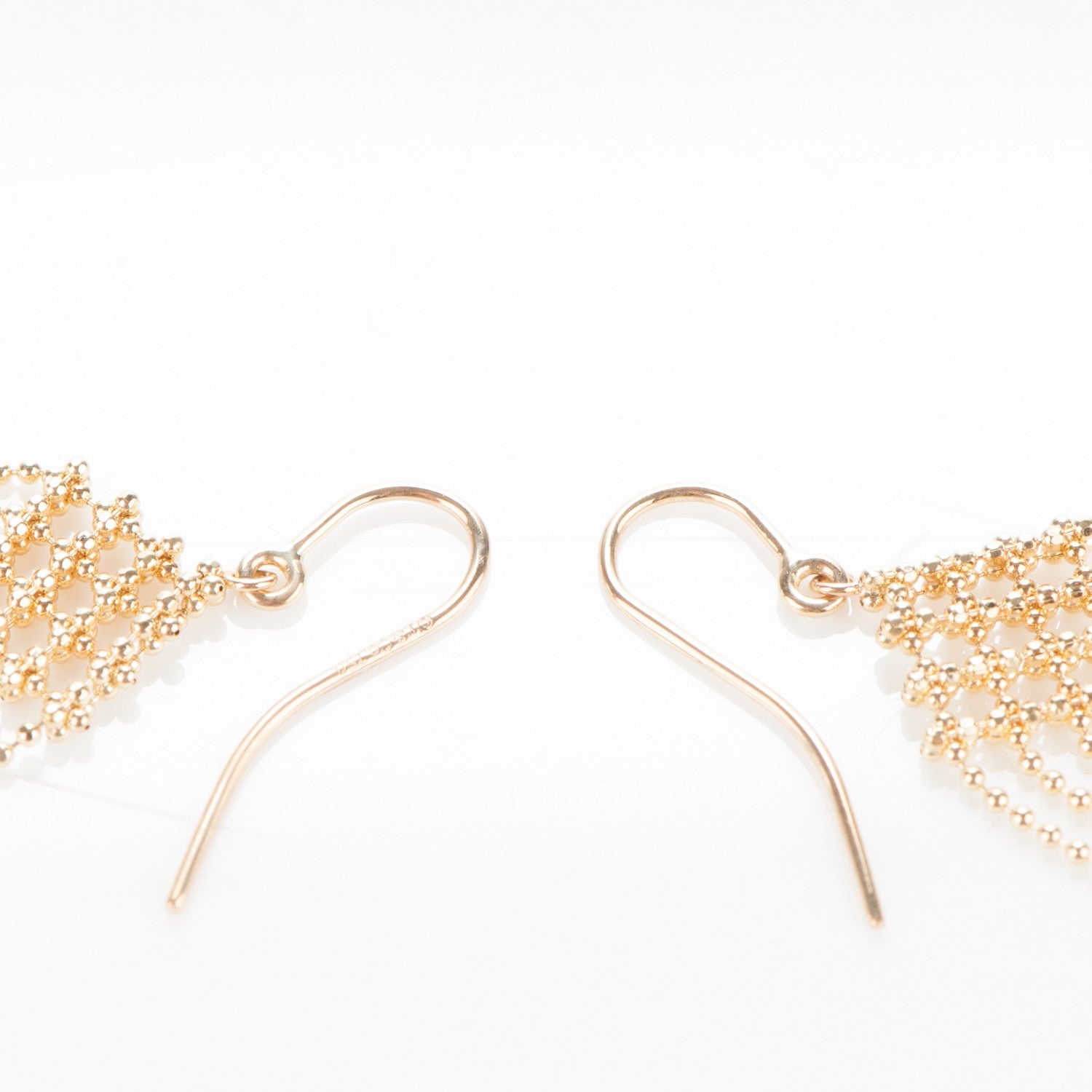 Tiffany 18K Yellow Gold Fringe Drop Earrings 3 of 4