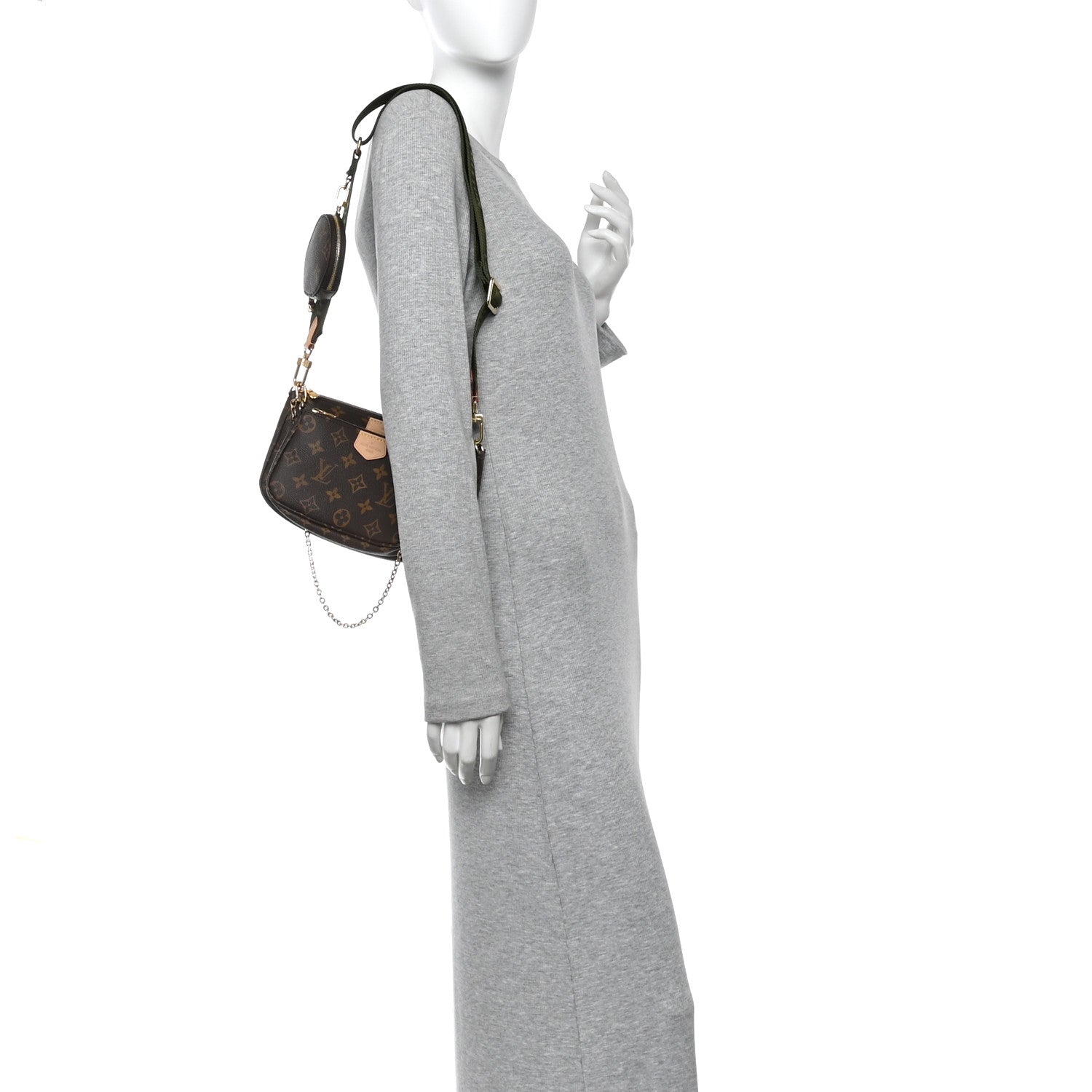Louis Vuitton Monogram Multi Pochette Accessories Kaki 2 of 11