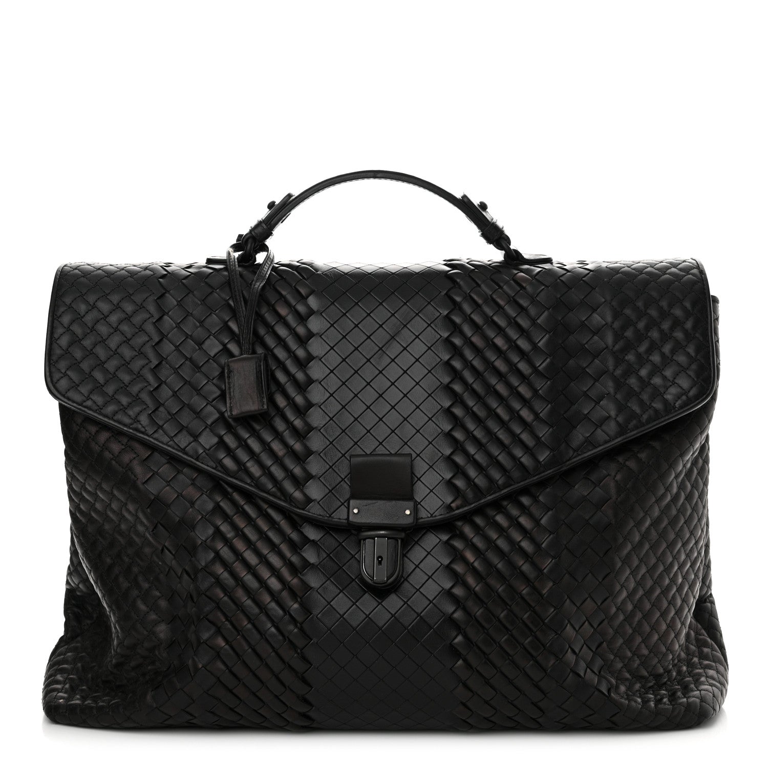 Bottega Veneta Intrecciato VN Briefcase Black 1 of 15