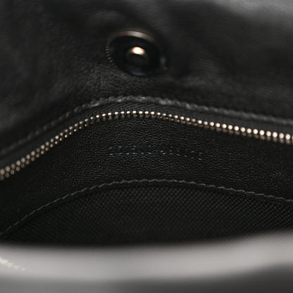 Gucci Sakai Be Green Calfskin Diagonal Stitched Small Blondie Tote Black 7 of 10