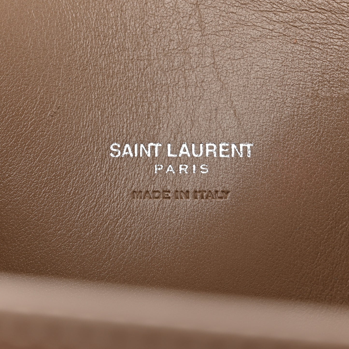 Grained Calfskin Topstitch Small Classic Sac De Jour Taupe