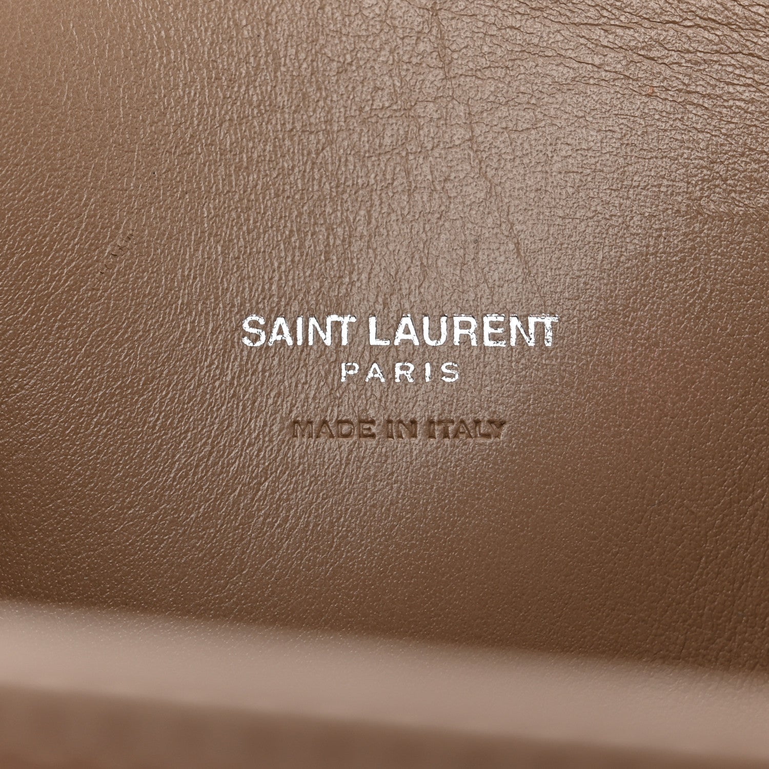 Saint Laurent Grained Calfskin Topstitch Small Classic Sac De Jour Taupe 7 of 10