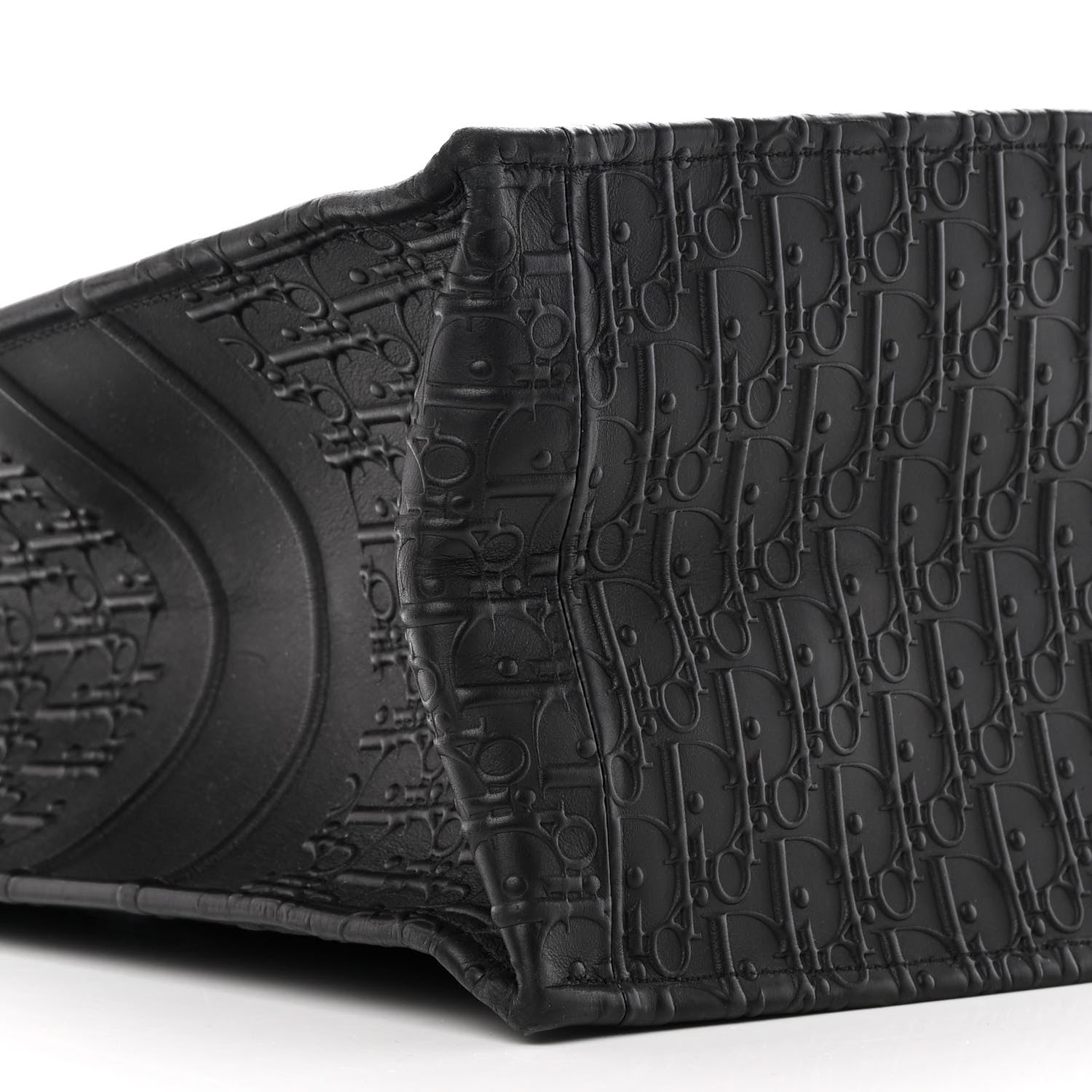 Christian Dior Oblique Calfskin Embossed Large Book Tote Black 9 of 17