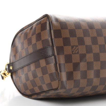 Louis Vuitton Damier Ebene Speedy Bandouliere 25 9 of 12