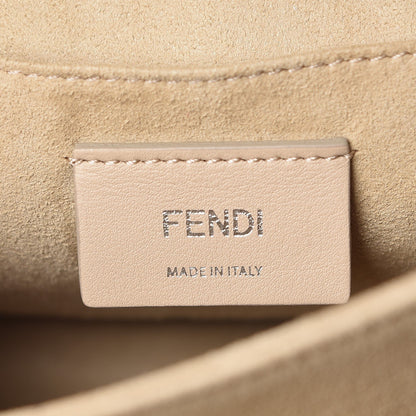 Fendi Vitello Liberty Ribbon Pearl Lace Up Kan I Shoulder Bag Plaster 6 of 7