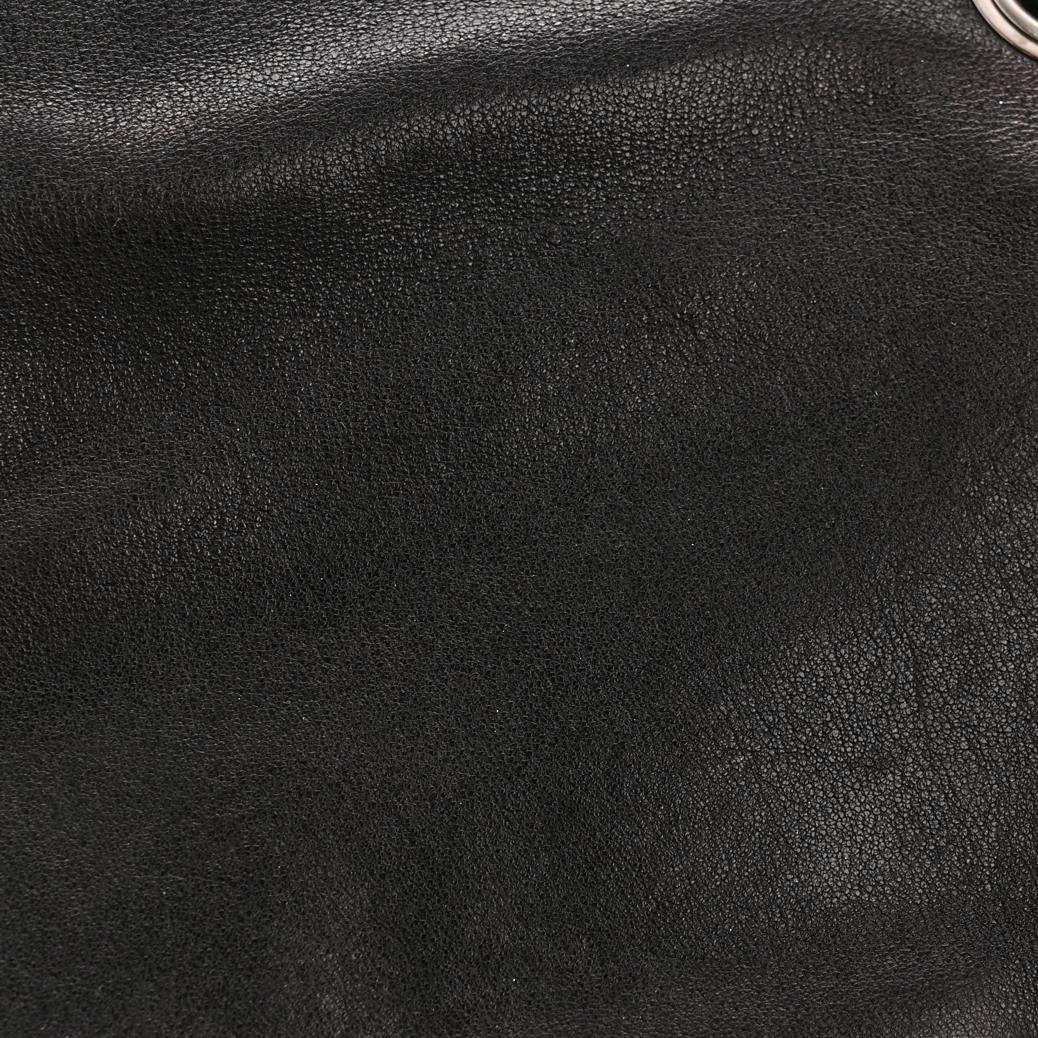Chanel Washed Lambskin Quilted Mini Chain Around Flap Black 11 of 13