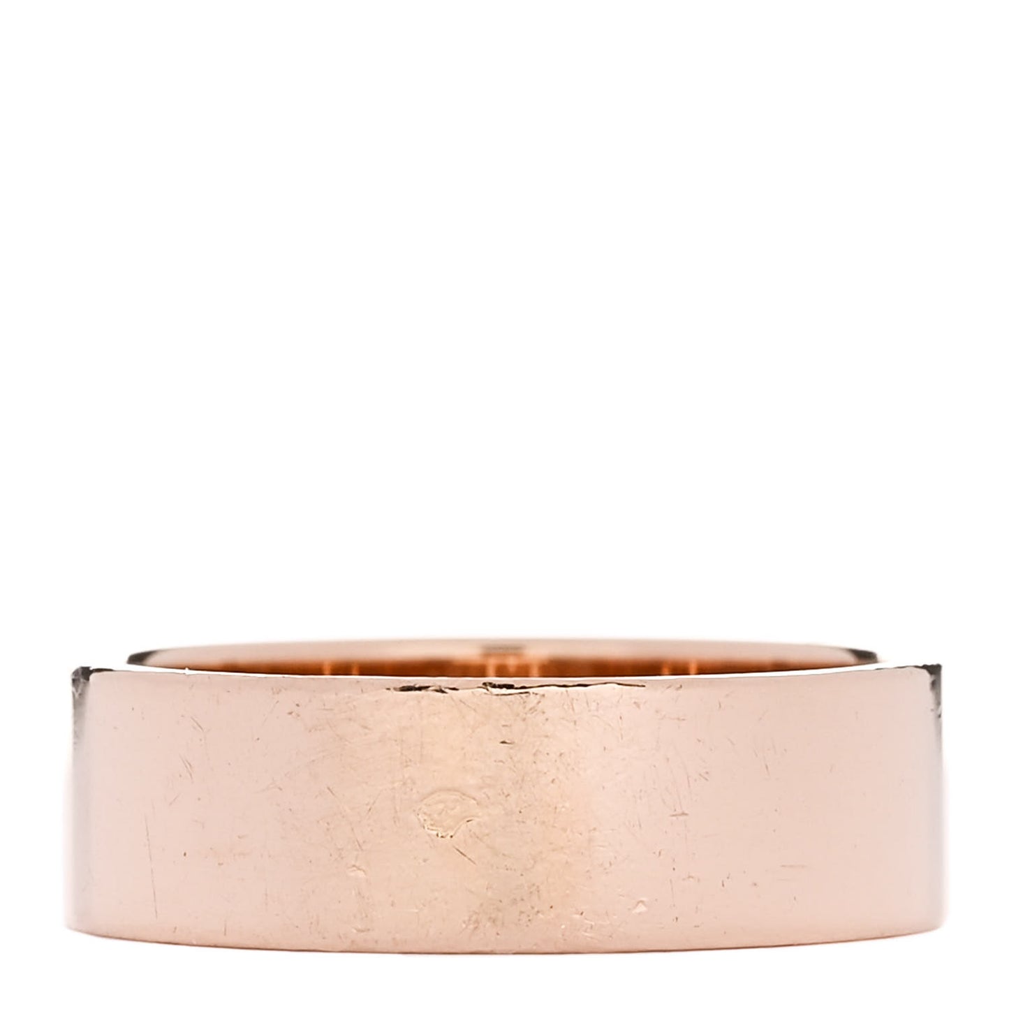 18K Rose Gold Diamond PM H D'Ancre Ring 50 5.25