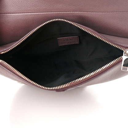 Christian Dior Grained Calfskin Kim Jones Saddle Bag Amaranth 5 of 12